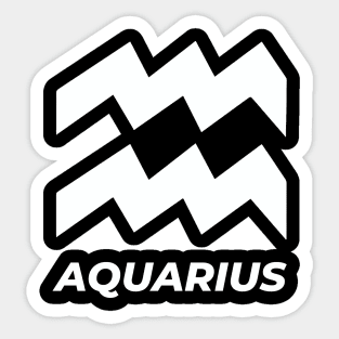 AQUARIUS ZODIAC V.1 Sticker